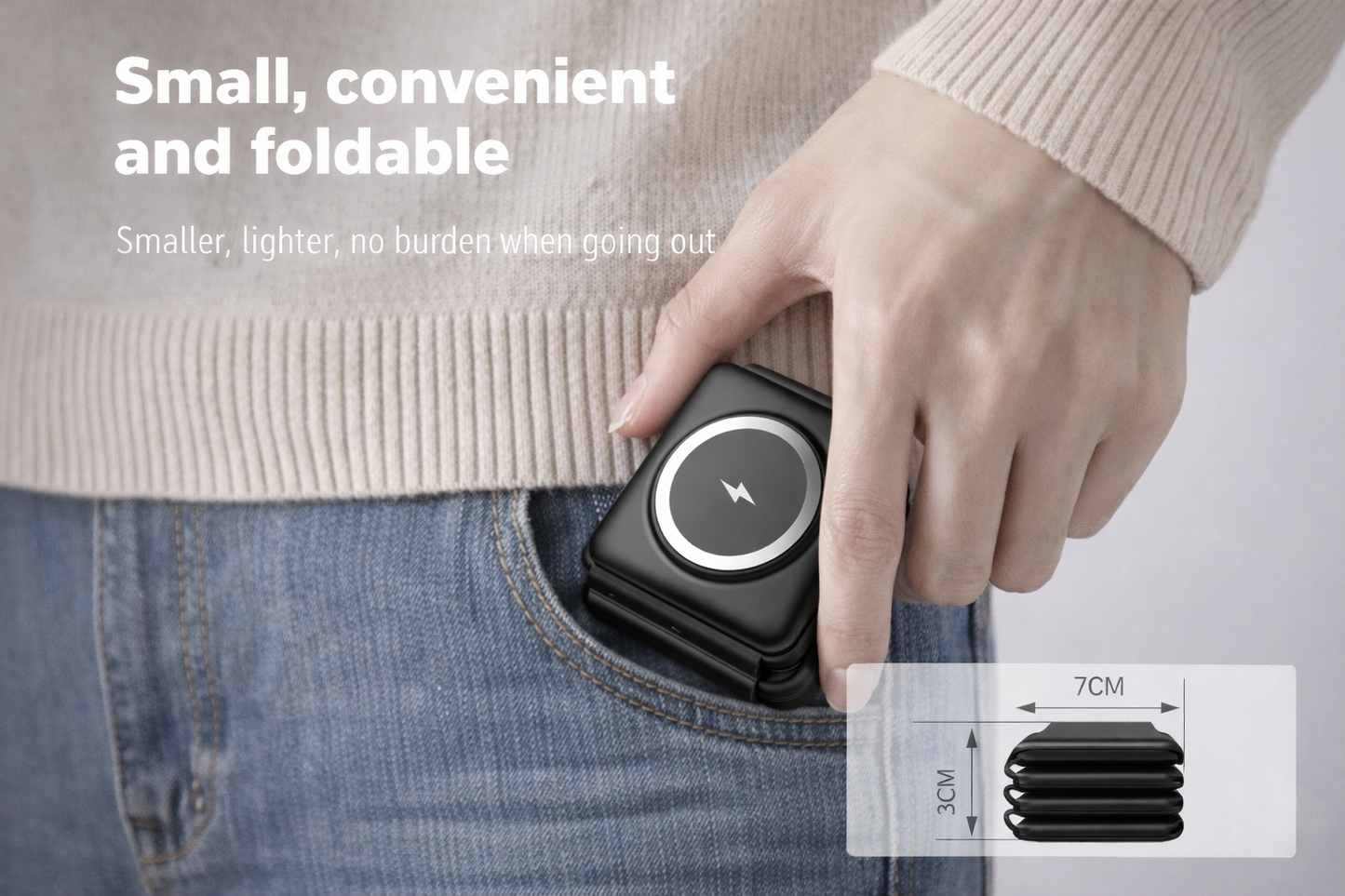 PocketCharge Flex – 3-in-1 Wireless Charger